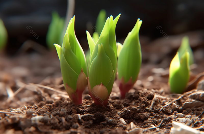 刚刚发芽生长的绿色蔬菜春笋摄影实拍,高清,摄影图,摄影图片,图片大全,摄影图免费下载